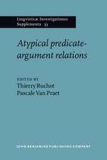 Atypical predicate-argument relations