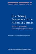 Quantifying Expressions in the History of German: Syntactic Reanalysis and Morphological Change