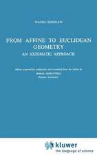 From Affine to Euclidean Geometry: An Axiomatic Approach