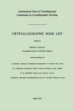 Crystallographic Book List