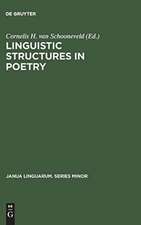 Linguistic Structures in Poetry