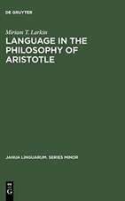 Language in the Philosophy of Aristotle