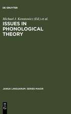 Issues in Phonological Theory