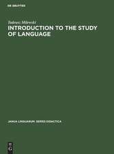 Introduction to the Study of Language