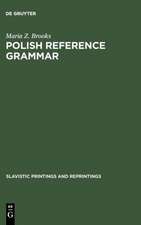 Polish Reference Grammar