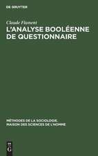 L'analyse booléenne de questionnaire