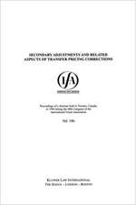 Ifa: Secondary Adjustments and Related Aspects of Transfer Pricing Corrections