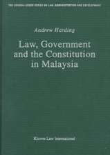 Law, Government and the Constitution in Malaysia