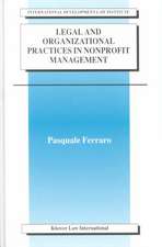 Legal and Organizational Practices in Nonprofit Management