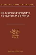 International and Comparative Competition Laws and Policies