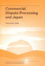 Commercial Dispute Processing and Japan