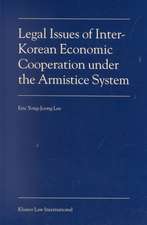 Legal Issues of Inter-Korean Economic Cooperation under the Armistice System