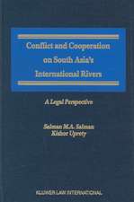 Conflict and Cooperation on South Asia's International Rivers: A Legal Perspective