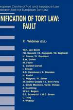 Unification of Tort Law: Fault