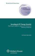 Investing in Eu Energy Security