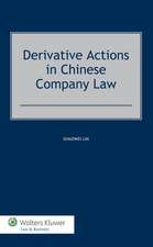 Derivative Actions in Chinese Company Law