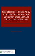 PREDICTABILITY OF PUBLIC POLIC