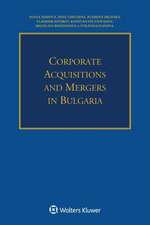 Corporate Acquisitions and Mergers in Bulgaria