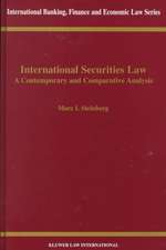 International Securities Law, Contemporary & Comparative Analysis