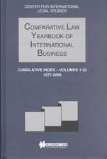 Comparative Law Yearbook of International Business Cumulative