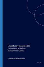 Literatura y transgresión: En homenaje al profesor Manuel Ferrer Chivite