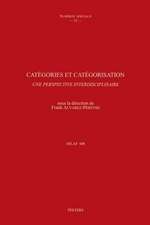 Categories Et Categorisation: Une Perspective Interdisciplinaire