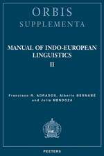 Manual of Indo-European Linguistics. Volume II: Nominal and Verbal Morphology