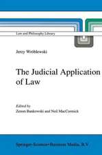 The Judicial Application of Law