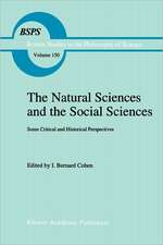 The Natural Sciences and the Social Sciences