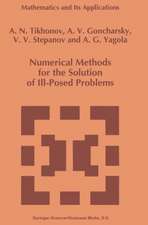 Numerical Methods for the Solution of Ill-Posed Problems