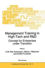 Management Training in High-Tech and R&D: Concept for Enterprises under Transition