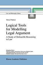 Logical Tools for Modelling Legal Argument: A Study of Defeasible Reasoning in Law