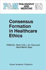 Consensus Formation in Healthcare Ethics