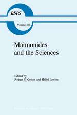 Maimonides and the Sciences