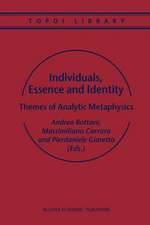 Individuals, Essence and Identity: Themes of Analytic Metaphysics