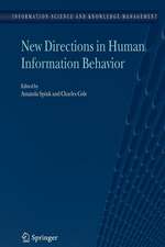 New Directions in Human Information Behavior