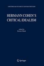 Hermann Cohen's Critical Idealism