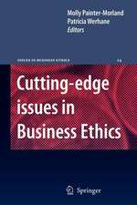 Cutting-edge Issues in Business Ethics: Continental Challenges to Tradition and Practice