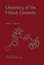 Chemistry of the f-Block Elements