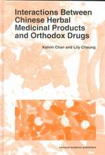 Interactions Between Chinese Herbal Medicinal Products and Orthodox Drugs