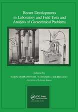 Recent Developments in Laboratory and Field Tests and Analysis of Geotechnical Problems: Proceedings of international symposium, Bangkok, 6-9 December 1983