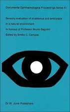 Sensory Evaluation of Strabismus and Amblyopia in a Natural Environment: Volume in Honour of Professor B. Bagolini