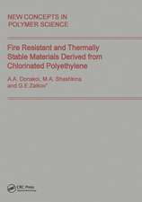 Fire Resistant and Thermally Stable Materials Derived from Chlorinated Polyethylene