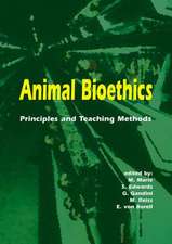 Animal bioethics: Principles and teaching methods