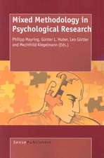 Mixed Methodology in Psychological Research