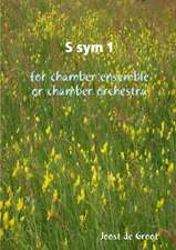 S sym 1 for chamber ensemble or chamber orchestra