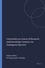 Universities as Centres of Research and Knowledge Creation: An Endangered Species?