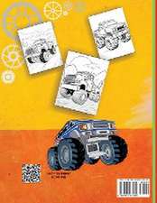 Monster Truck Coloring Book for Boys Ages 4-8