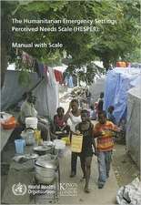 The Humanitarian Emergency Settings Perceived Needs Scale (Hesper): Manual with Scale