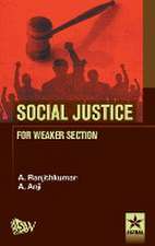 Social Justice For Weaker Section